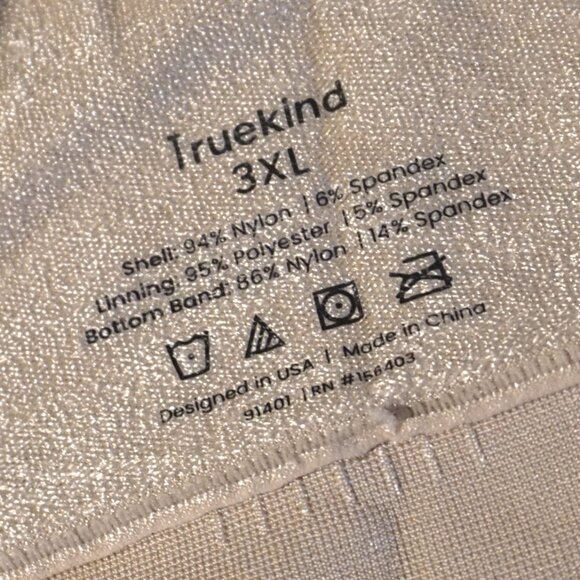 Truekind Shapermint Nude Everyday Throw On Wireless Bralette Bra Size 3XL - Picture 7 of 7